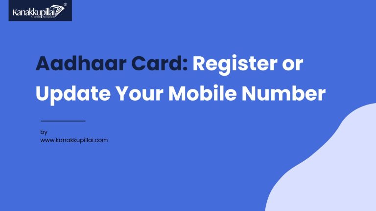 How to Register or Update Your Mobile Number in Aadhaar Card Online ...